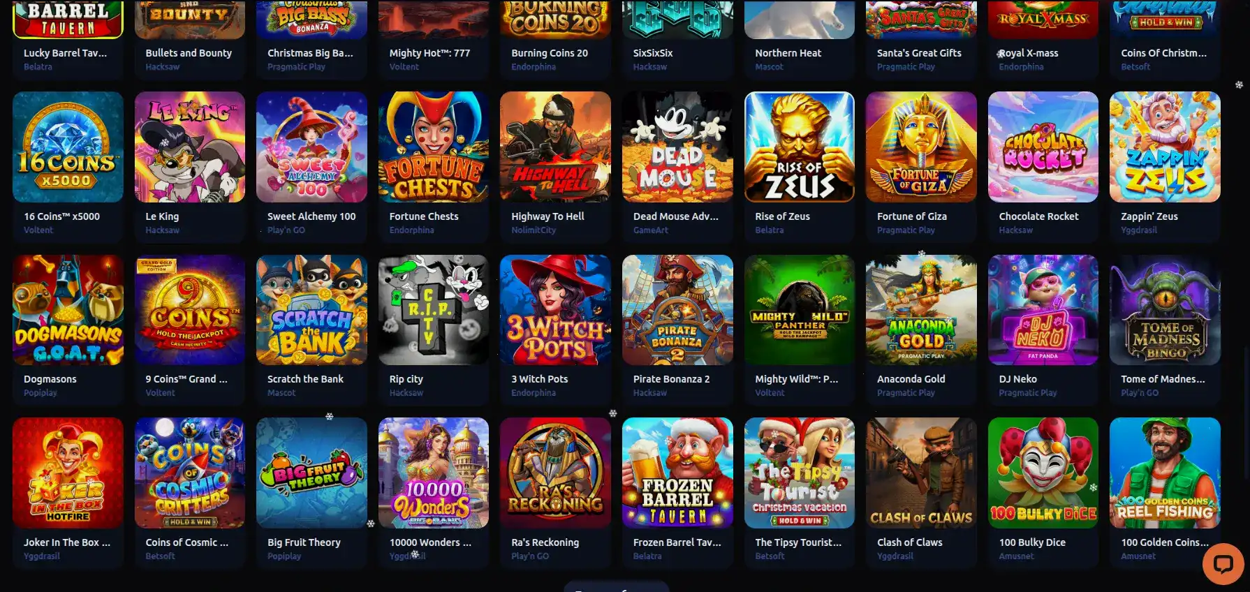 Игровые автоматы в казино Драгон Мани на главном экране